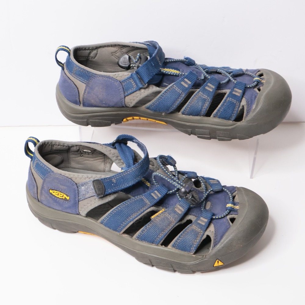 Keen Blue Closed Toe Hiking Sandals Shoes Gorpcore Outdoor Womens 8.5 39 Mens 7